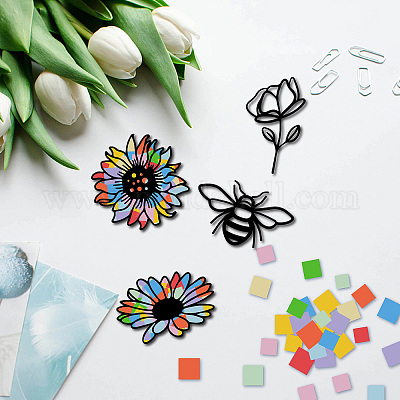 Decorate With DIY Flower Suncatchers
