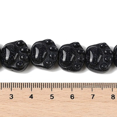 Синтетический синий авантюрин бисер нитей G-M108-A02-01-1