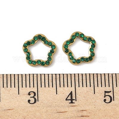 Кабошоны из стразов из нержавеющей стали 304 STAS-A057-04G-A01-1