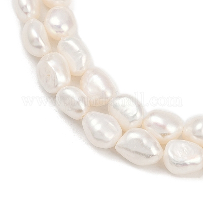 Нити из натурального культивированного пресноводного жемчуга PEAR-P064-20J-06A-1