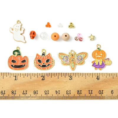 Наборы бусин своими руками на тему Хэллоуина DIY-FS0006-96A-1