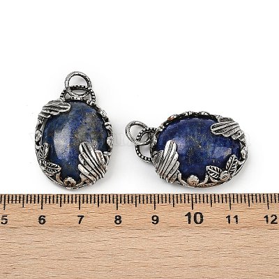 Крашеные природные лазурит подвески G-Z101-02AS-09-1