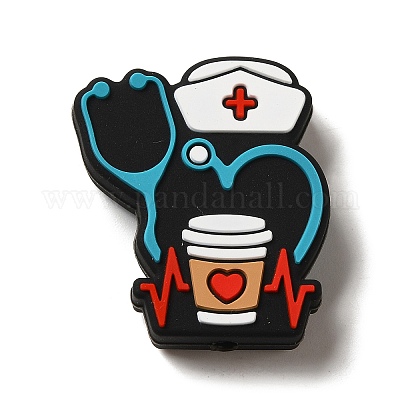 Силиконовые бусины SIL-P007-E03-1