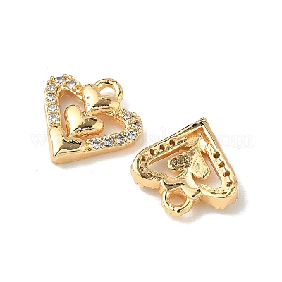 Латунные микро проложить кубического циркония подвески KK-D373-01A-G-1