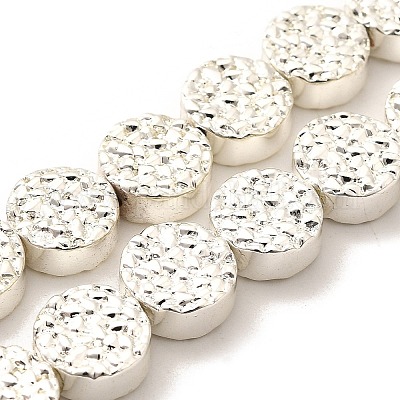 Гальванические нити из синтетических немагнитных гематитовых бусин G-L613-K01-01A-1