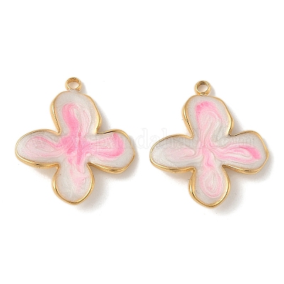 Подвески из нержавеющей стали 304 с эмалью STAS-U057-21G-1