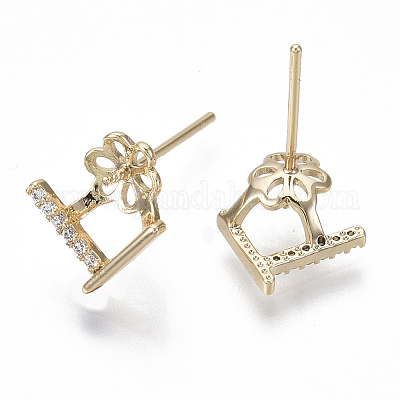 Латунь микро проложить кубические данные о серебристой цирконии KK-S356-049G-NF-1