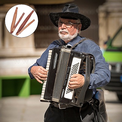 Плечевые ремни из искусственной кожи аккордеона FIND-WH0052-84B-1