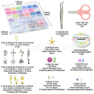 Набор для изготовления браслета серфера хейши своими руками DIY-YW0007-43-1