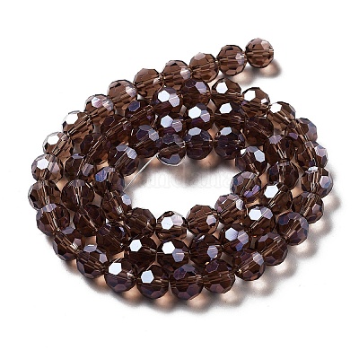 Гальванизируйте прозрачное стекло бисер нитей EGLA-A035-T8mm-A13-1