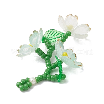 Подвески из акриловых цветов PALLOY-TA00252-02-1