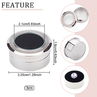 Подарочные коробки для ювелирных изделий из сплава OBOX-WH0007-17B-1