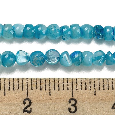 Нити натуральных бусин BSHE-Z005-03B-1