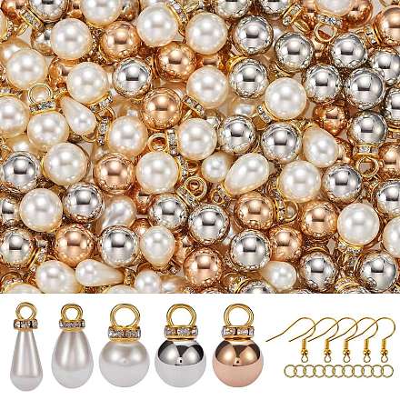 Kit per la creazione di orecchini a goccia imitazione di perle fai da te DIY-SZ0006-71-1