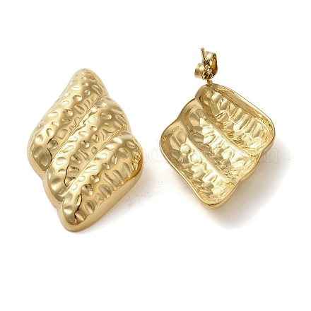 Серьги-гвоздики из нержавеющей стали 304 для женщин EJEW-U019-01G-02-1