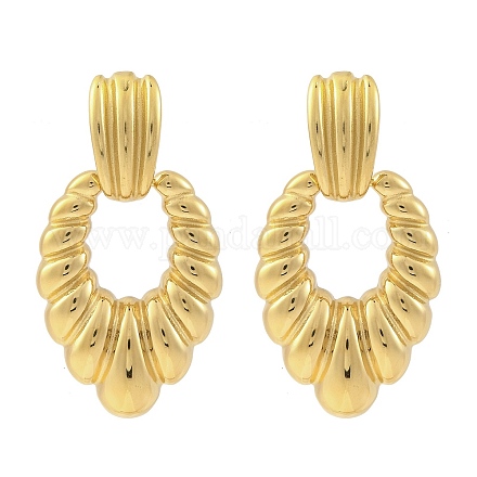 Ионное покрытие (ip) серьги-гвоздики из нержавеющей стали 304 для женщин EJEW-N054-24G-1