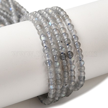 Природные лабрадорита бисер нитей G-B090-A02-03-1