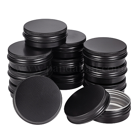 Round Aluminium Tin Cans CON-WH0079-17D-1
