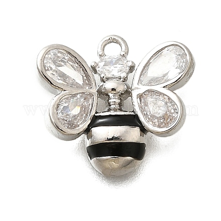 Латунные микро проложить кубического циркония подвески KK-A245-03A-P-1