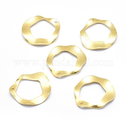 Brass Pendants KK-P155-15G-NR-1