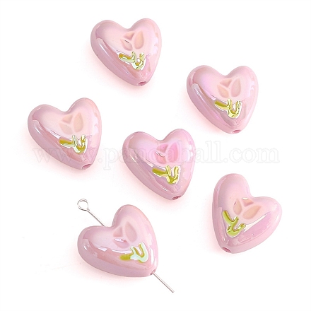 2 шт. УФ-покрытие акриловые бусины PW-WG22008-07-1