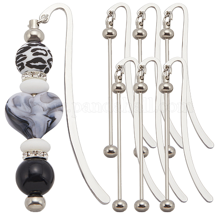 Закладки из сплава 6 шт. AJEW-SC0003-28-1