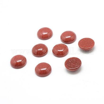 Synthetic Goldstone Cabochons G-T020-12mm-22-1