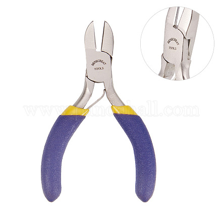 Alicates de corte lateral mini de 3 pulgada benecreat: mini alicates de precisión profesionales para la fabricación de joyas y el uso de pasatiempos PT-BC0002-11-1