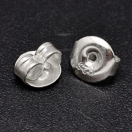 Earring Findings 925 Sterling Silver Ear Nuts STER-F015-01-1