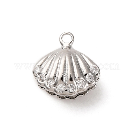 Латунные микропаве прозрачные кубические циркониевые подвески KK-Z112-32P-1