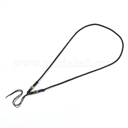 Nylon Cord Necklace Making MAK-T005-23B-1