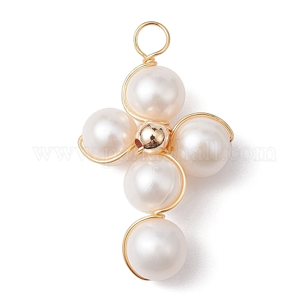 Califique los colgantes de perlas naturales de agua dulce PALLOY-JF02225-1