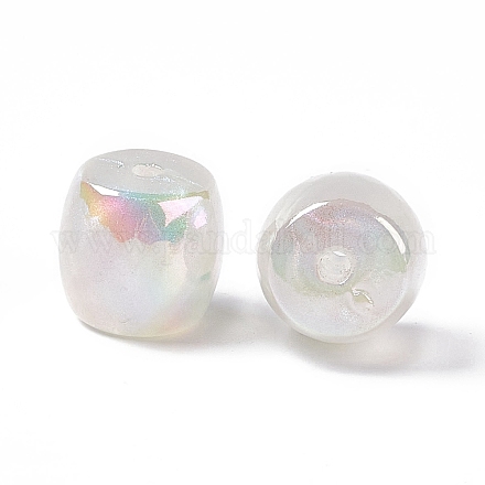 Opaque Acrylic Beads OACR-C009-01F-1
