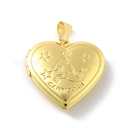 Подвески латуни медальон KK-C092-25G-10-1