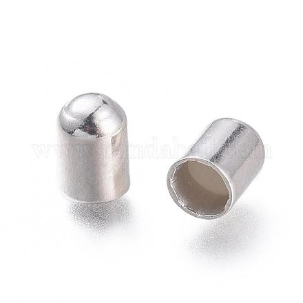 Концевики из стерлингового серебра для шнура STER-M083-02B-1