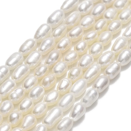 Natural Cultured Freshwater Pearl Beads Strands PEAR-J006-03E-1