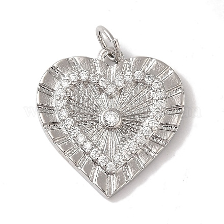 Подвески из латуни и кубического циркония KK-L216-053P-1