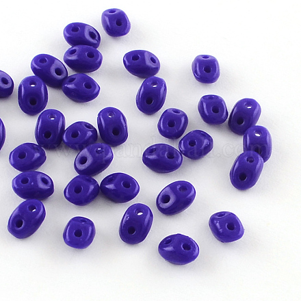 Perles de rocaille avec 2 trou X-GLAA-R159-33050-1