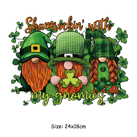 Saint Patrick's Day Theme PET Sublimation Stickers PW-WG34539-01-1