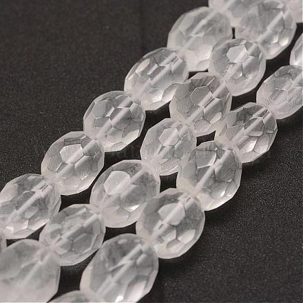 Natürlichem Quarz-Kristall-Perlen Stränge G-G970-20-1