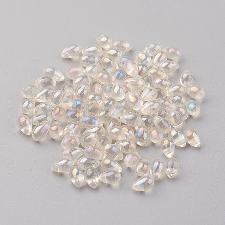 Des perles de résine transparentes GLAA-J098-51-1