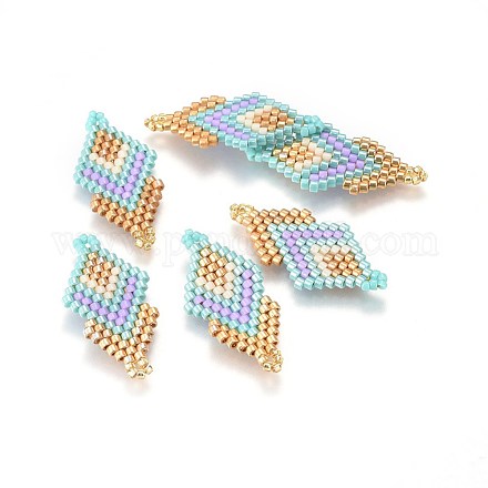 MIYUKI & TOHO Handmade Japanese Seed Beads Links SEED-A029-AB16-1