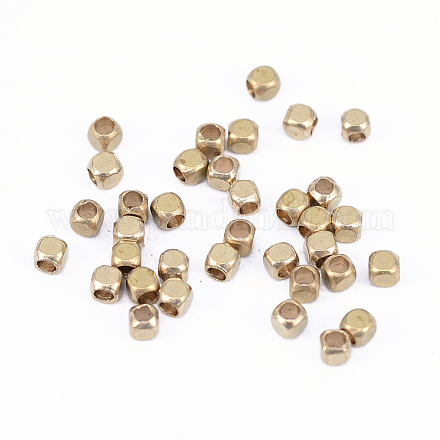 Brass Spacer Beads KK-F713-21C-1