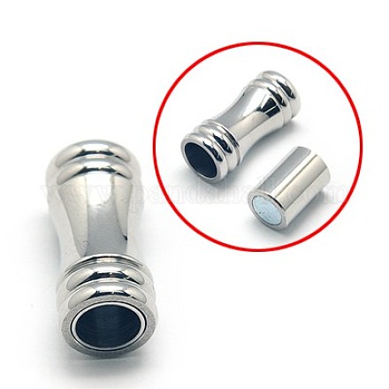 304 Stainless Steel Magnetic Clasps STAS-E006-21-1
