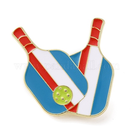 Эмалевые значки с подвесками в виде пиклбола на спортивную тематику JEWB-B030-01B-1