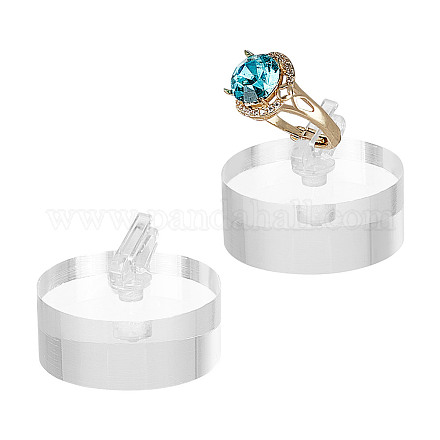 Акриловые держатели для колец&nbsp;RDIS-WH0020-02C-01-1