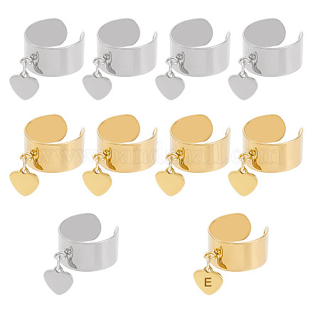 Кольца-манжеты из нержавеющей стали 304 RJEW-UN00012-1