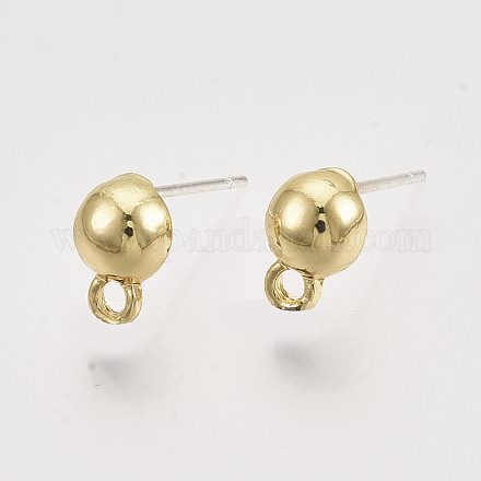 Accessoires de clous d'oreilles en alliage PALLOY-S121-254B-1