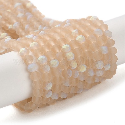 Chapelets de perles en verre transparente   EGLA-A034-T4mm-MB20-1
