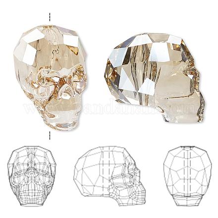 Perline di strass di cristallo austriaco 5750-13mm-001GSHA(U)-1